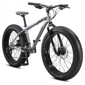 Mongoose Dolomite ALX fat tire mountain bike, 16 speeds, small frame, grey