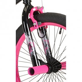 Kent 20 In. Trouble BMX Bike, Black and Pink