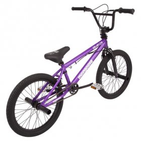 Mongoose Brawler BMX Freestyle Bike, 20" wheels, purple