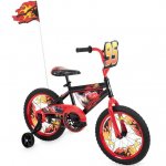 Huffy Cars Lightning McQueen Boy's Bicycle with Training Wheels, 16 In., 21440