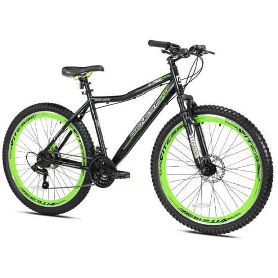 Genesis 27.5 RCT Men's Mountain Bike, Black/Green