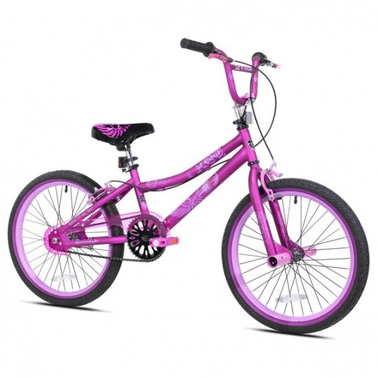 Kent 20 In. 2 Cool BMX Girl\'s Bike, Satin Purple