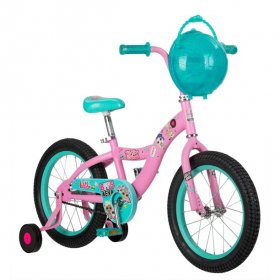 LOL Surprise! 16-In Bicycle, Single Speed with Handlebar Bag, Pink, Ages 3+