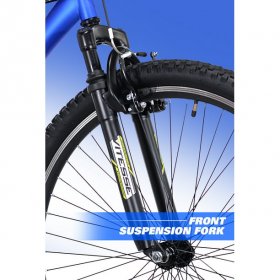 Kent 29 In. Flexor Men's Dual Suspension Mountain Bike, Blue