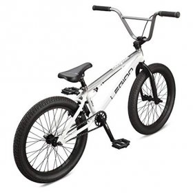 Mongoose Legion L20 Freestyle Youth BMX Bike Line for Beginner-Level to Advanced Riders, Steel Frame, 20-In.Wheels, White