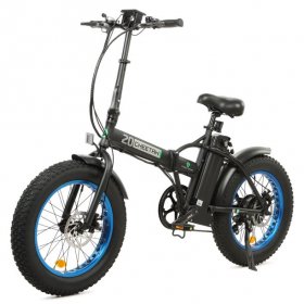 Ecotric Folding All Terrain 20 In. 48V 500W Electric Bike Fat Tire City 7 Speeds