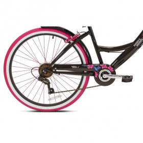 Susan G. Komen 26 In. Women's Cruiser Bike, Black and Pink