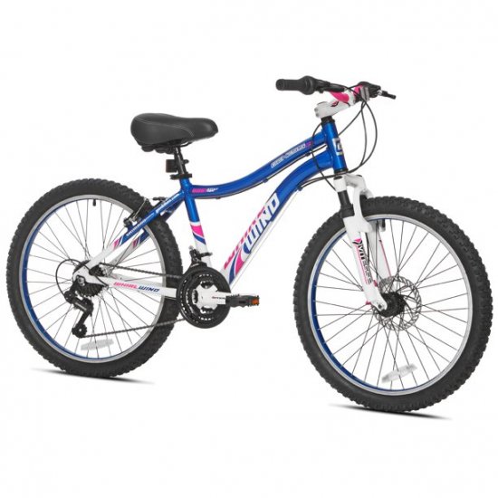 Genesis 24 In. Whirlwind Girl\'s Mountain Bike, Blue