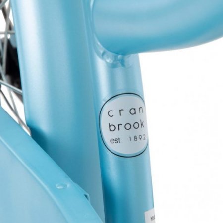 Huffy 24” Cranbrook Girls Beach Cruiser Bike for Women, Sky Blue