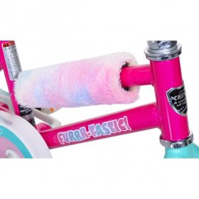 Kent 12 In. Furrr-Tastic Cat Girl's Bike, Pink and Blue