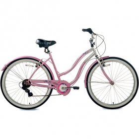 Susan G. Komen 26 In. Multi-Speed Cruiser Women's Bike, Pink