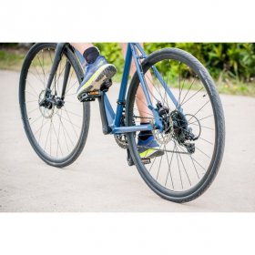 Decathlon Triban RC120, Aluminum Road Bike, Disc Brakes, 700c, Medium, Blue